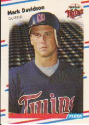 1988 Fleer Baseball Cards      008      Mark Davidson